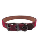 ROSEWOOD HERITAGE TWEED LEATHER COLLAR LARGE JOULES