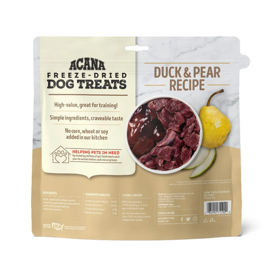 Acana Freeze-Dried Dog Treats | Duck & Pear Recipe | VetX