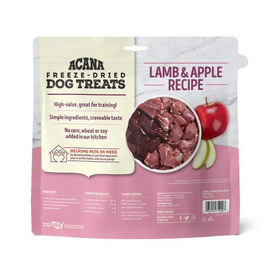 Acana Freeze-Dried Dog Treats | Lamb & Apple | VetX
