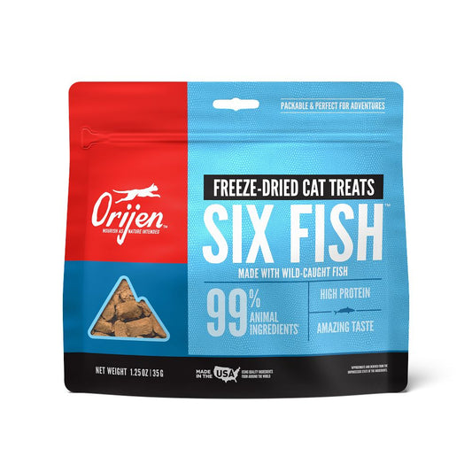 Orijen 6 Fish Freeze-Dried Cat Treats | VetX