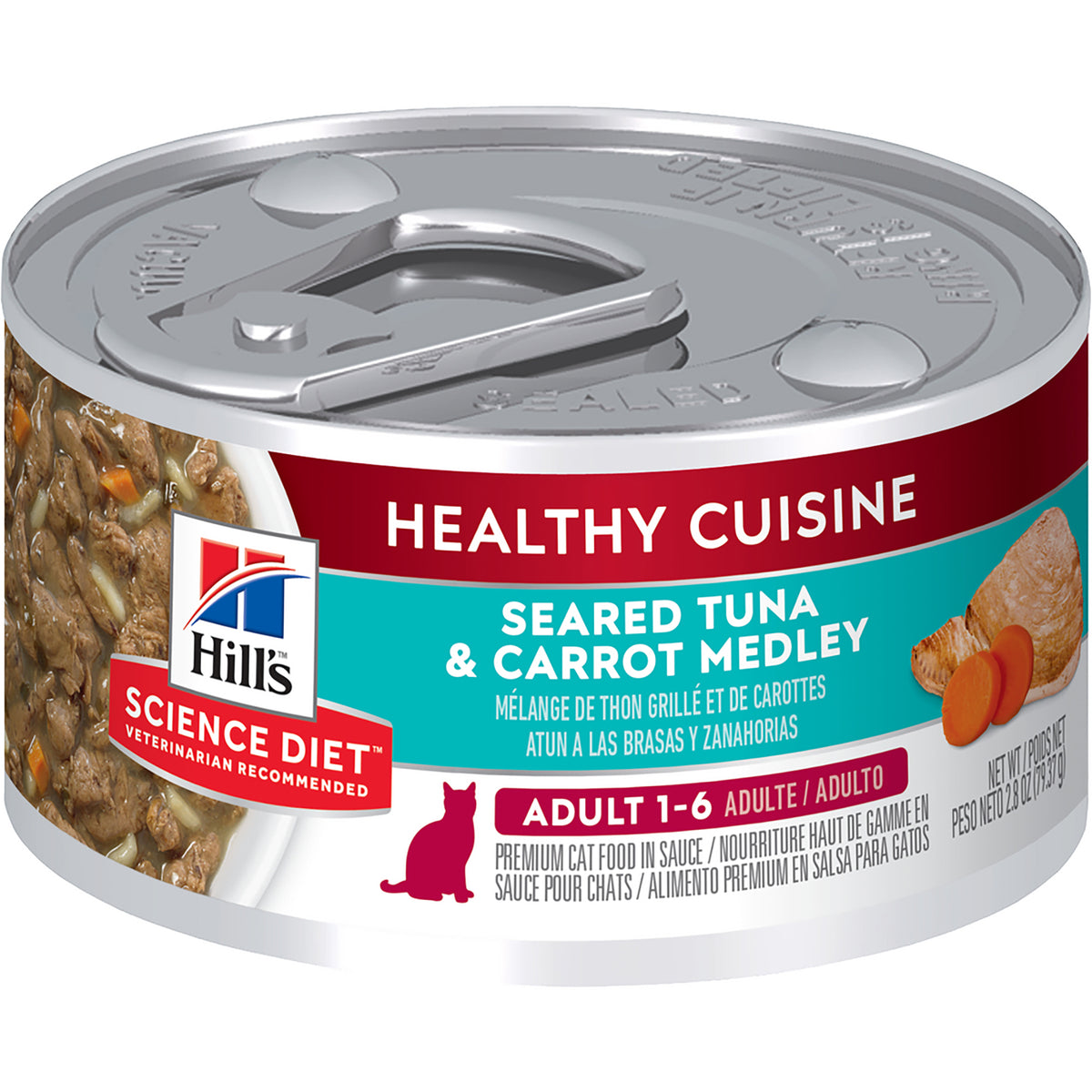 Hill's Science Plan Feline Adult Tuna & Carrot Stew | VetX