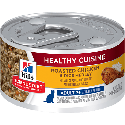 Hill's Science Plan Feline Adult 7+ Chicken & Rice Stew | VetX