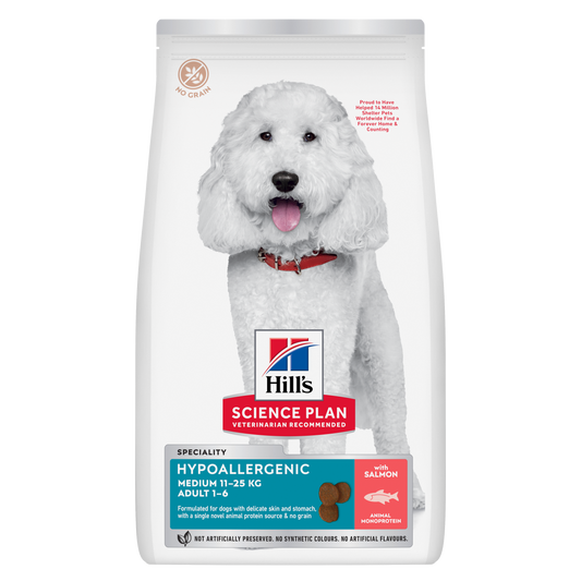 Hill's Science Plan Canine Adult Medium Hypoallergenic | Salmon | VetX