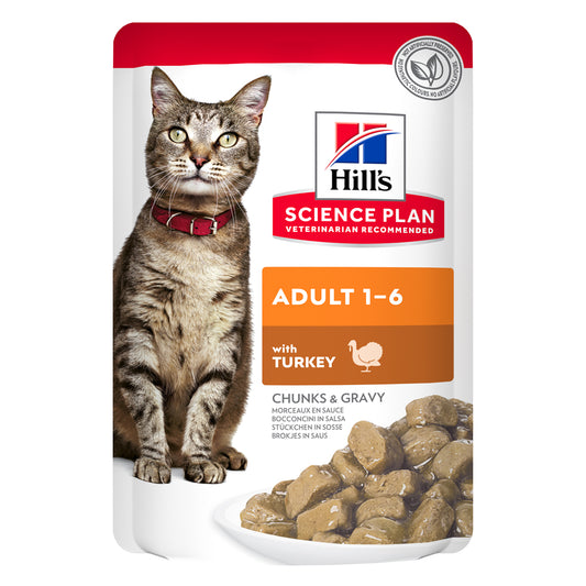 Hill's Science Plan Feline Adult Turkey Pouch | VetX