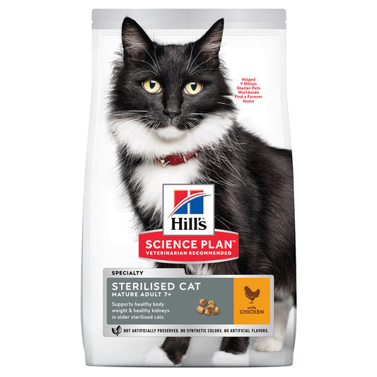 Hill's Science Plan Sterilised Cat Mature Adult Chicken | VetX