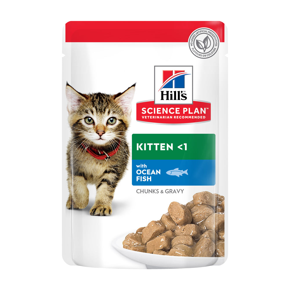 Hill's Science Plan Feline Kitten Chicken & Ocean Fish Pouch | VetX