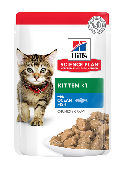 Hill's Science Plan Feline Kitten | Ocean Fish Pouch | VetX