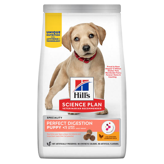Hill's Science Plan Canine Perfect Digestion Large Puppy | Chicken | VetX