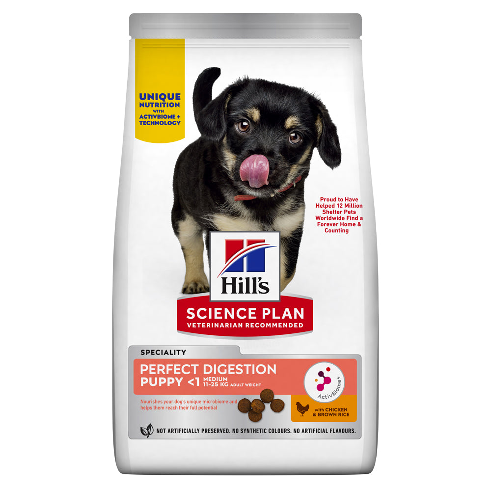 Hill's Science Plan Canine Perfect Digestion Medium Puppy| Chicken | VetX