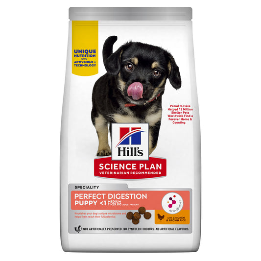Hill's Science Plan Canine Perfect Digestion Medium Puppy| Chicken | VetX