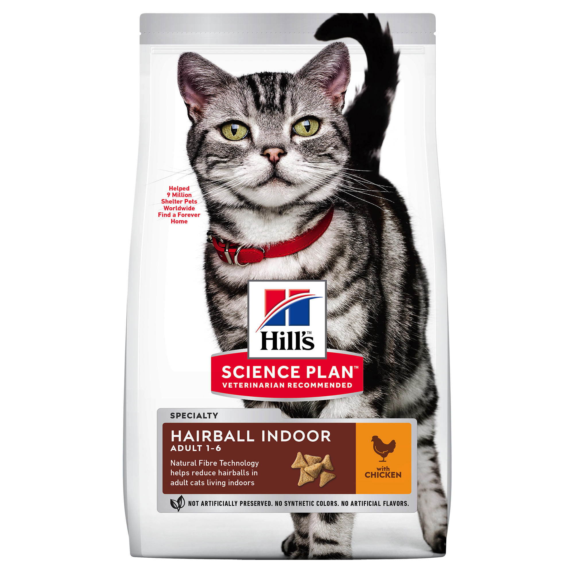Hill's Science Plan Feline Hairball & Indoor Adult Chicken | VetX
