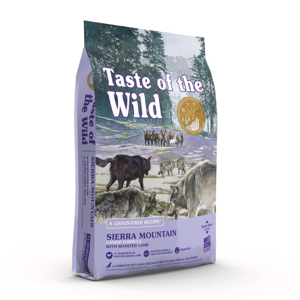 Taste of the Wild | Sierra Mountain | Canine All Life Stages | with Roasted Lamb