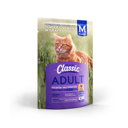 Montego Classic Adult Cat Food Chicken in Gravy | VetX