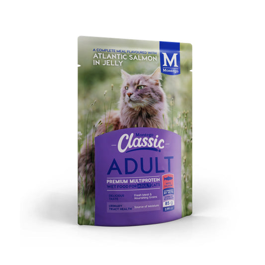 Montego Classic Adult Cat Food Salmon in Jelly | VetX