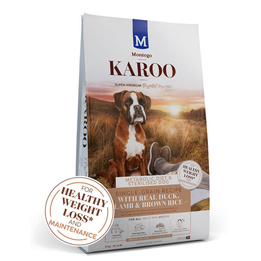 Montego Karoo Dog Food Adult Targeted Care - Duck & Lamb Metabolic & Sterised | VetX