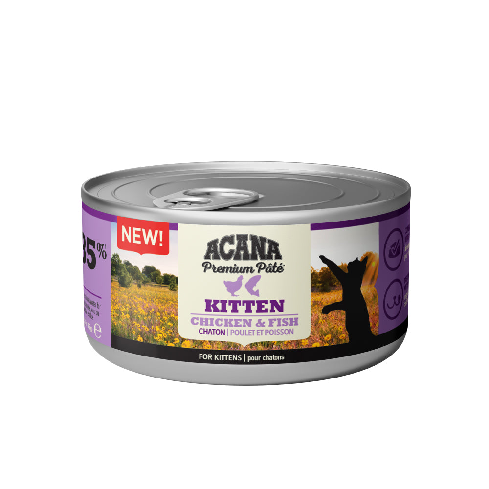 Acana Feline Premium Pâté KITTEN Chicken and Fish in Bone Broth | VetX