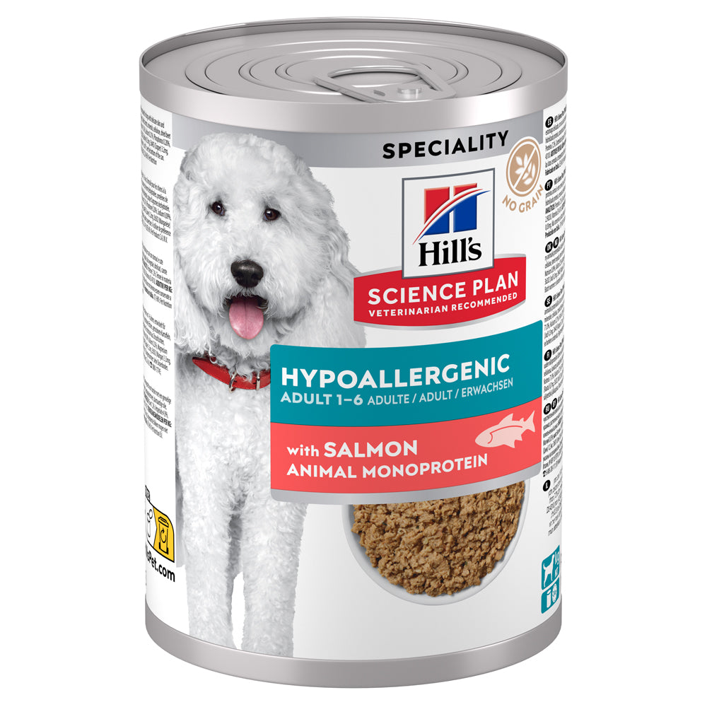 Hill's Science Plan Canine Hypoallergenic | Adult | Salmon | Can | VetX