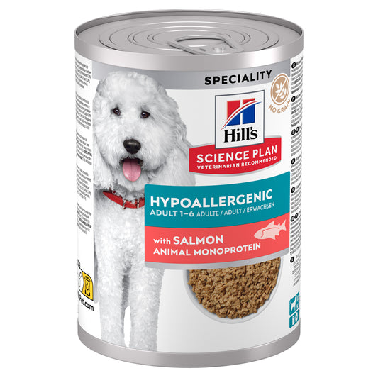 Hill's Science Plan Canine Hypoallergenic | Adult | Salmon | Can | VetX