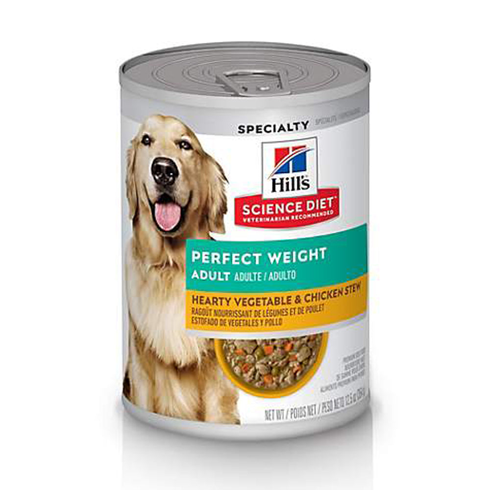 Hill's Science Plan Canine Perfect Weight | Vegetable & Chicken Stew Tin | VetX