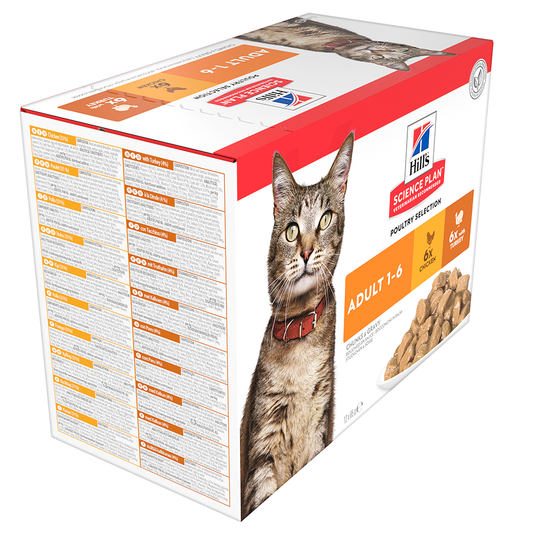 Hill's Science Plan Feline Adult | Chicken & Turkey Box | VetX