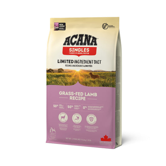 Acana Singles Grass-Fed Lamb Dog Food | VetX